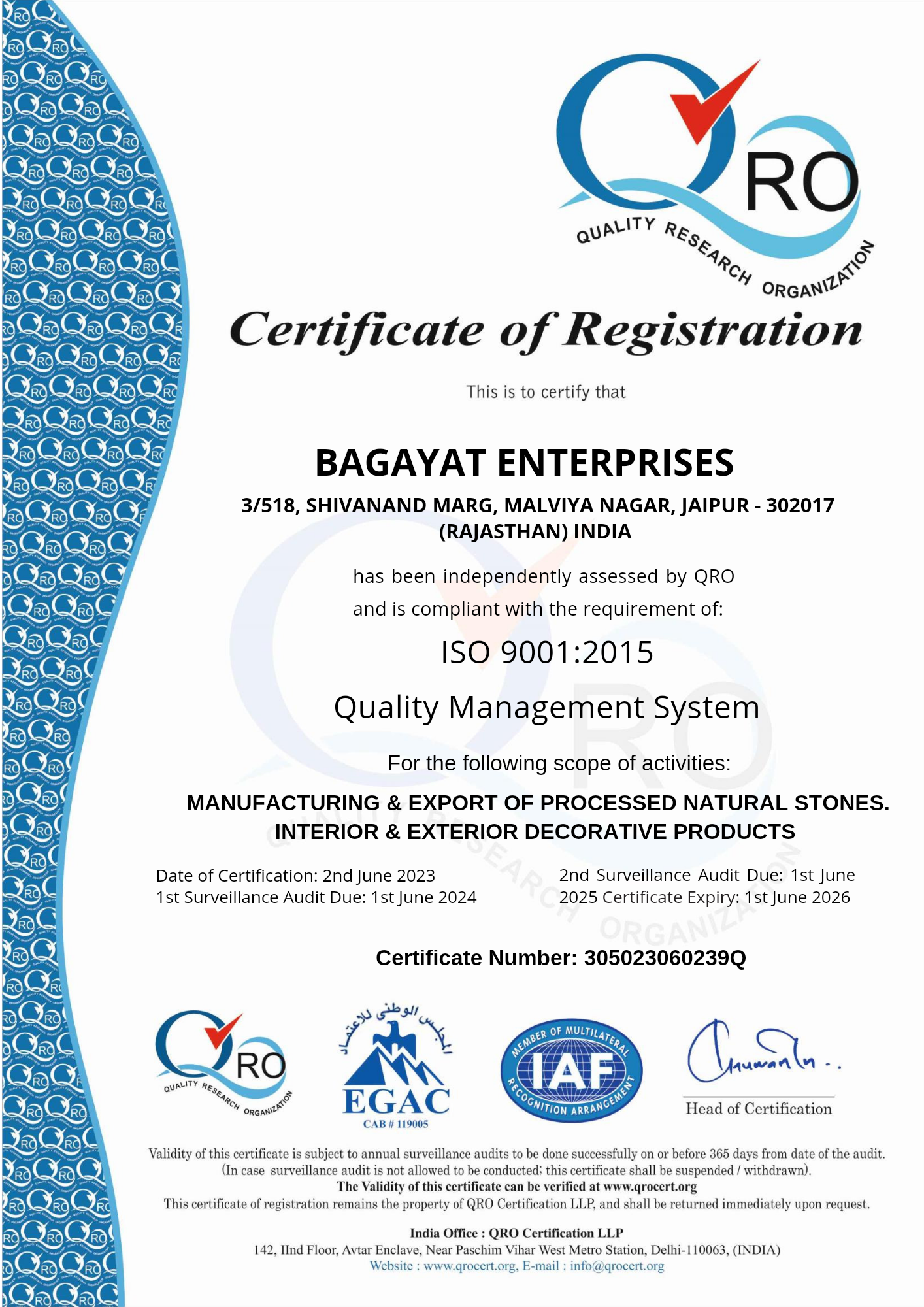 ISO 9001-2015 Certified